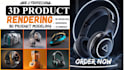 do 3d design, product modeling, and realistic 3d rendering for amazon