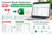 convert bank statement PDF to excel spreadsheet