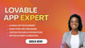 build lovable app, fix bugs, deploy lovable app, supabase