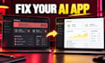 fix, improve and deploy your lovable or base44 app