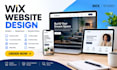 design wix website, wix studio website or redesign wix site