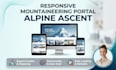 create a responsive HTML CSS website