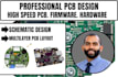 hardware prototyping,schematic,pcb,esp32, stm32,arduino for manufacturing