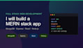 develop a full stack mern application with react, node and mongodb