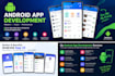 develop a simple android app with modern UI
