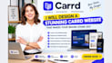 design and redesign carrd website, carrd landing page