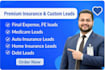 do b2b lead generation, fe, medicare, auto and custom leads