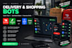 develop doordash bot, instacart bot, spark driver bot, amazon flex bot