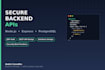 build secure backend apis with nodejs and express