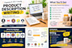 write product descriptions, content and captions