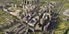 design 3d large scale aerial masterplan residential development site plan layout
