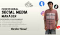 be your socia media manager and content creator