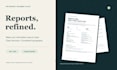 design a clear two page PDF report from your approved content