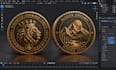design custom 3d coins and challenge coin models