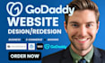 redesign build godaddy ecommerce website wix redesign web com framer website