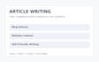 write engaging arabic and english content and articles