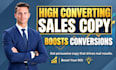 write high converting sales copy that boosts conversions