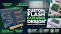 design custom flash cartridge and game pcbs