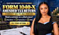 prepare form 1040x amended tax return and correct irs filing errors