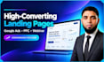 create a high converting google ads PPC webinar landing page