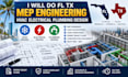 do fl tx mep engineering hvac electrical plumbing design