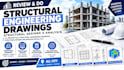 review and do structural engineering drawings, structural designs and analysis
