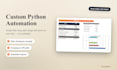 write a python script to automate your data, reports or scraping
