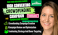 create a high converting crowdfunding campaign and fundraising strategy