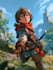 create 2d game character using spine