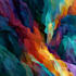 create modern abstract digital art paintings