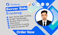 setup ga4 server side tracking,conversion API,e commerce tracking,pixel via GTM