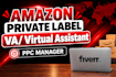 be your expert amazon fba VA and PPC manager