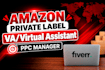 be your expert amazon fba VA and PPC manager