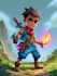 draw professional 2d game character artwork