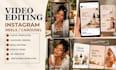 video editing for instagram reels ugc style creation, instagram carousel design