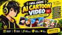 create an amazing ai cartoon video with custom characters
