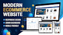 build a modern ecommerce website with admin dashboard