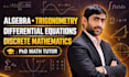 teach algebra, trigonometry, differential eq, discrete math