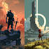 create steam capsule art and game art illustrations