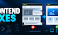 fix HTML CSS javascript and responsive website issues