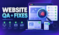 test your website and fix UI and responsive issues