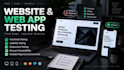 test your website or web app and report bugs