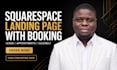 design a squarespace landing page with booking