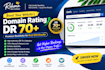 increase ahref DR 0 to 70 plus with SEO backlinks