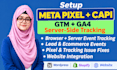setup meta pixel capi GTM ga4 server side tracking