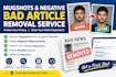 remove mugshots and bad defaming news articles