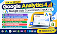 setup google ads conversion tracking, ga4 ecommerce tracking via GTM