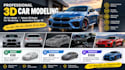 do 3d model car rendering automotive design 3d
