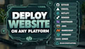 deploy website, host website on any platform