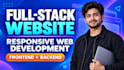 develop a responsive full stack website with modern tech stack